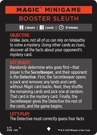 Magic Minigame: Booster Sleuth [Zendikar Rising] | Devastation Store