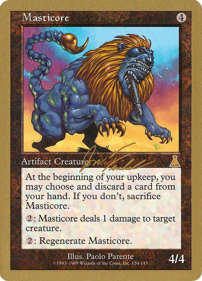 Masticore (Jon Finkel) [World Championship Decks 2000] | Devastation Store