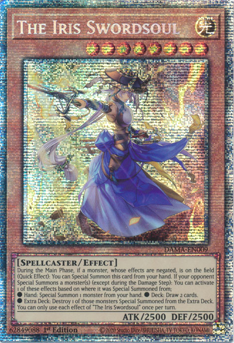 The Iris Swordsoul [DAMA-EN009] Starlight Rare | Devastation Store