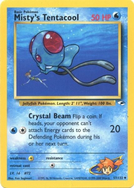 Misty's Tentacool (57/132) [Gym Heroes Unlimited] | Devastation Store