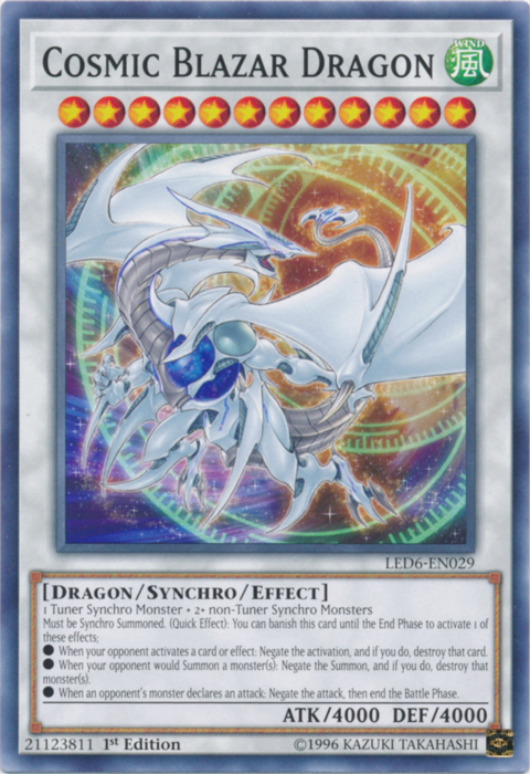 Cosmic Blazar Dragon [LED6-EN029] Common | Devastation Store