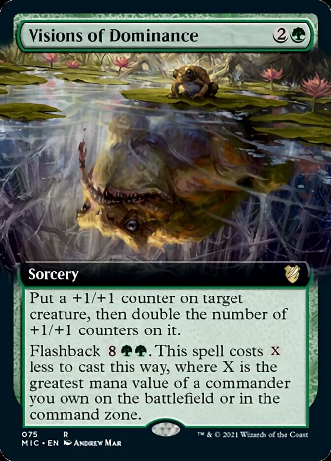 Visions of Dominance (Extended) [Innistrad: Midnight Hunt Commander] | Devastation Store