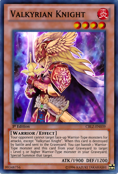 Valkyrian Knight [CBLZ-EN039] Super Rare | Devastation Store