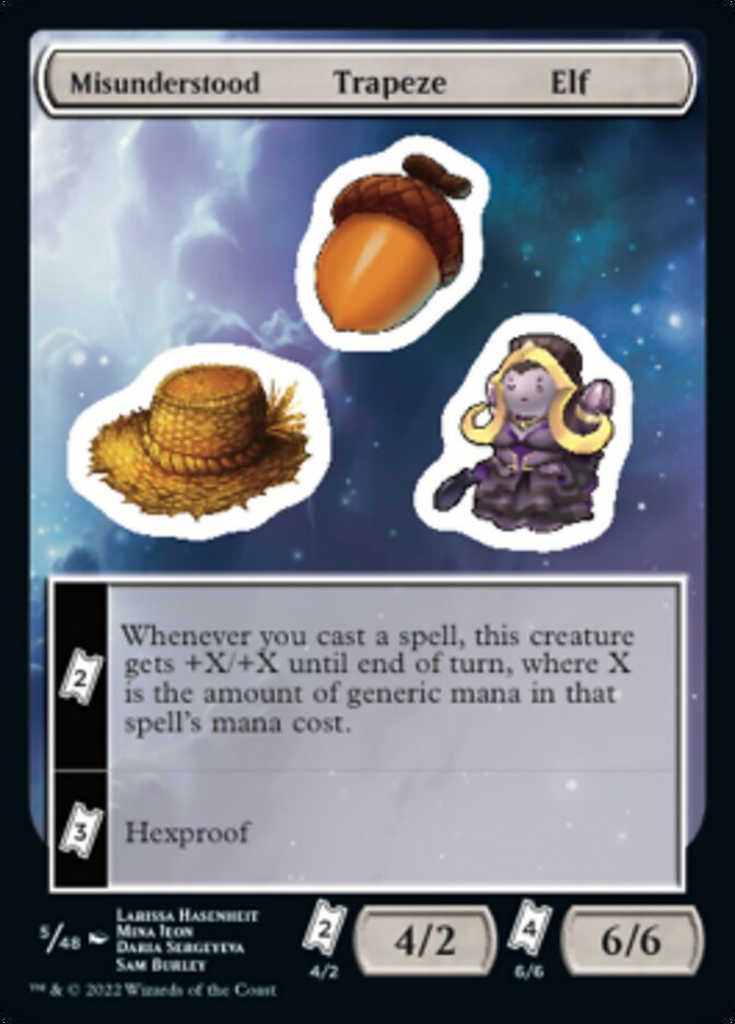 Misunderstood Trapeze Elf [Unfinity Stickers] | Devastation Store