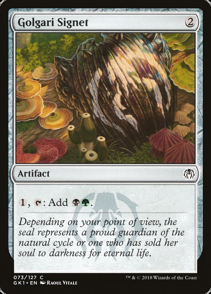 Golgari Signet [Guilds of Ravnica Guild Kit] | Devastation Store