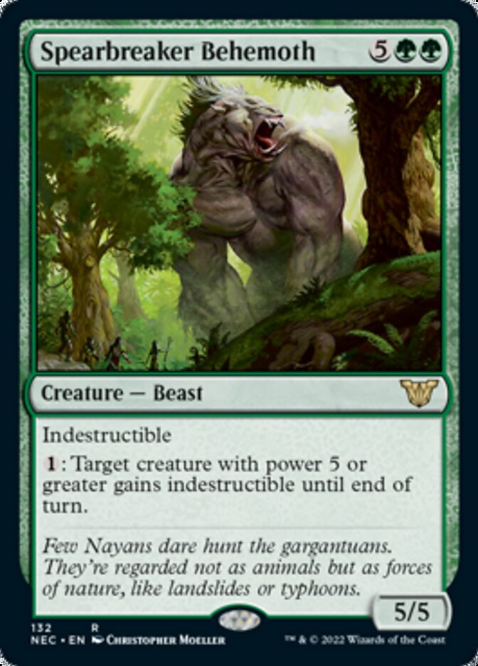 Spearbreaker Behemoth [Kamigawa: Neon Dynasty Commander] | Devastation Store