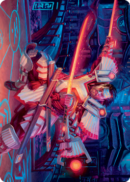 Isshin, Two Heavens as One 1 Art Card [Kamigawa: Neon Dynasty Art Series] | Devastation Store