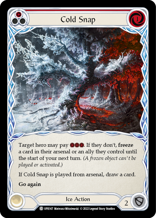 Cold Snap (Red) [UPR147] (Uprising)  Rainbow Foil | Devastation Store