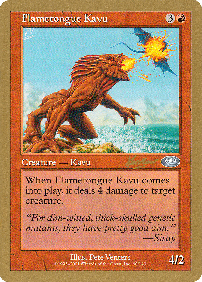 Flametongue Kavu (Sim Han How) [World Championship Decks 2002] | Devastation Store