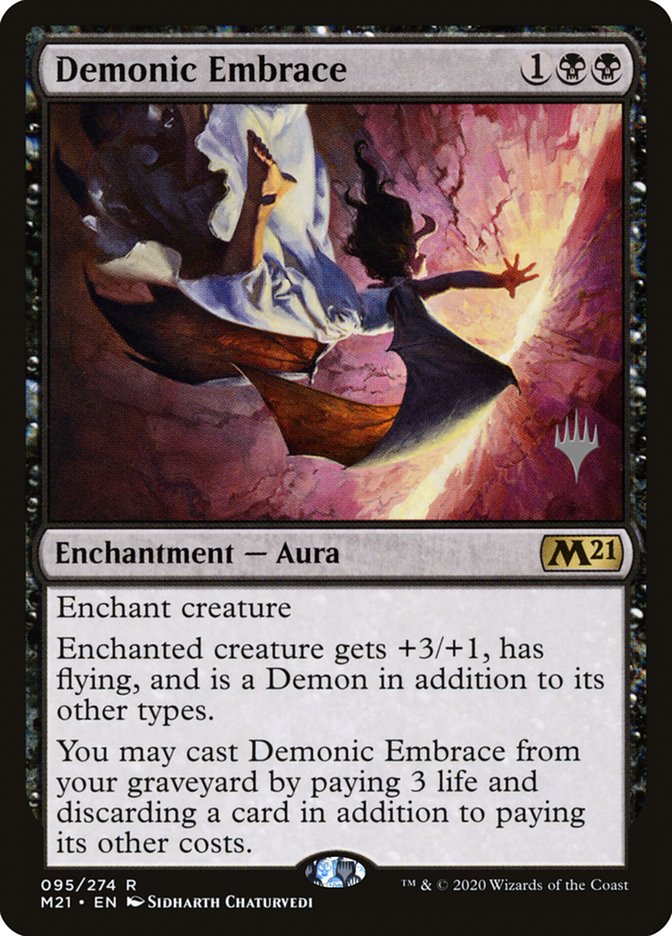 Demonic Embrace (Promo Pack) [Core Set 2021 Promos] | Devastation Store