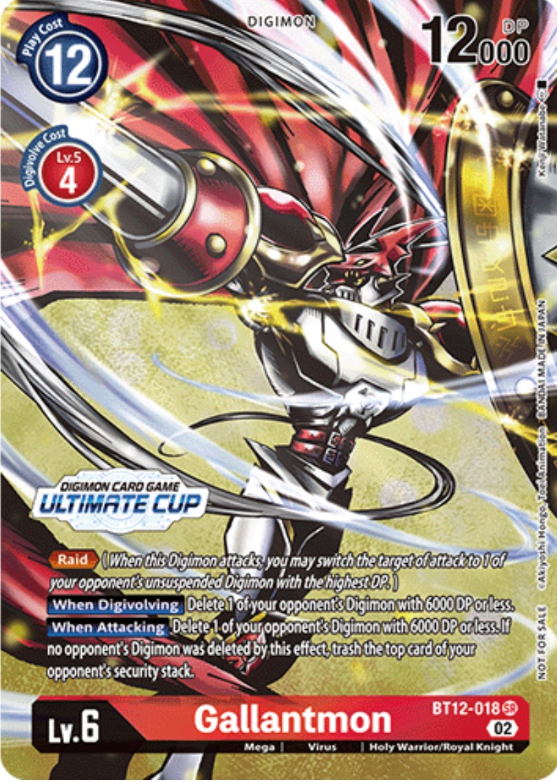 Gallantmon [BT12-018] (Ultimate Cup) [Across Time Promos] | Devastation Store