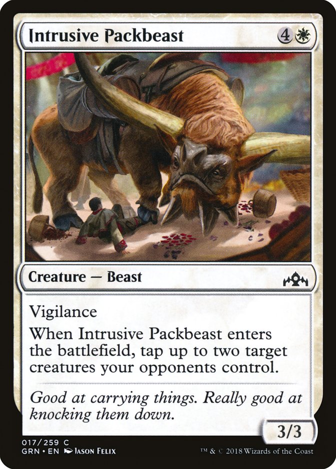 Intrusive Packbeast [Guilds of Ravnica] - Devastation Store | Devastation Store