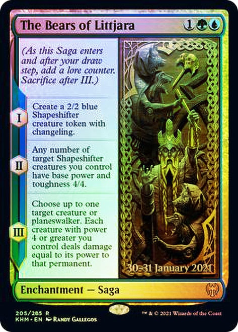 The Bears of Littjara [Kaldheim Prerelease Promos] | Devastation Store