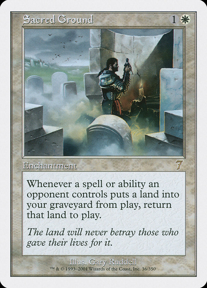 Sacred Ground [Seventh Edition] | Devastation Store