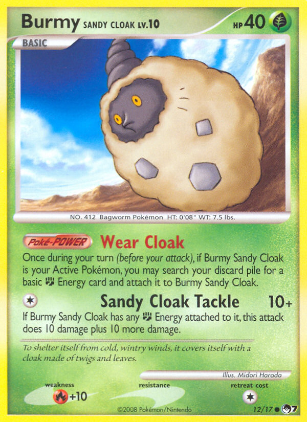 Burmy Sandy Cloak (12/17) [POP Series 7] | Devastation Store