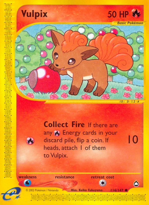 Vulpix (116/147) [Aquapolis] | Devastation Store