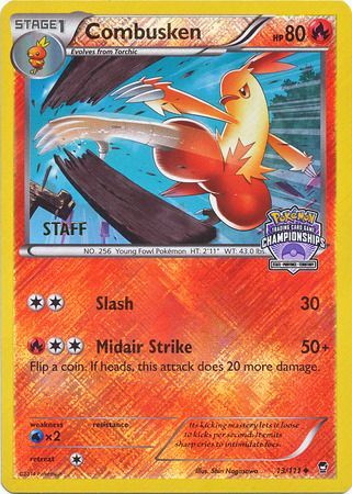 Combusken (13/111) (Championship Promo Staff) [XY: Furious Fists] | Devastation Store