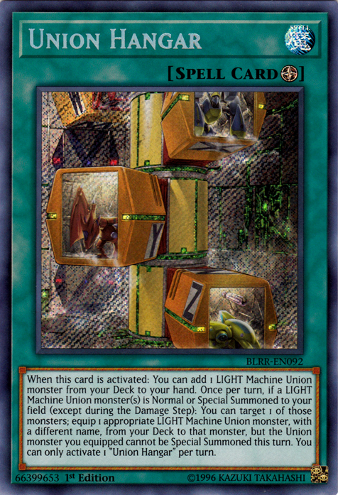 Union Hangar [BLRR-EN092] Secret Rare | Devastation Store