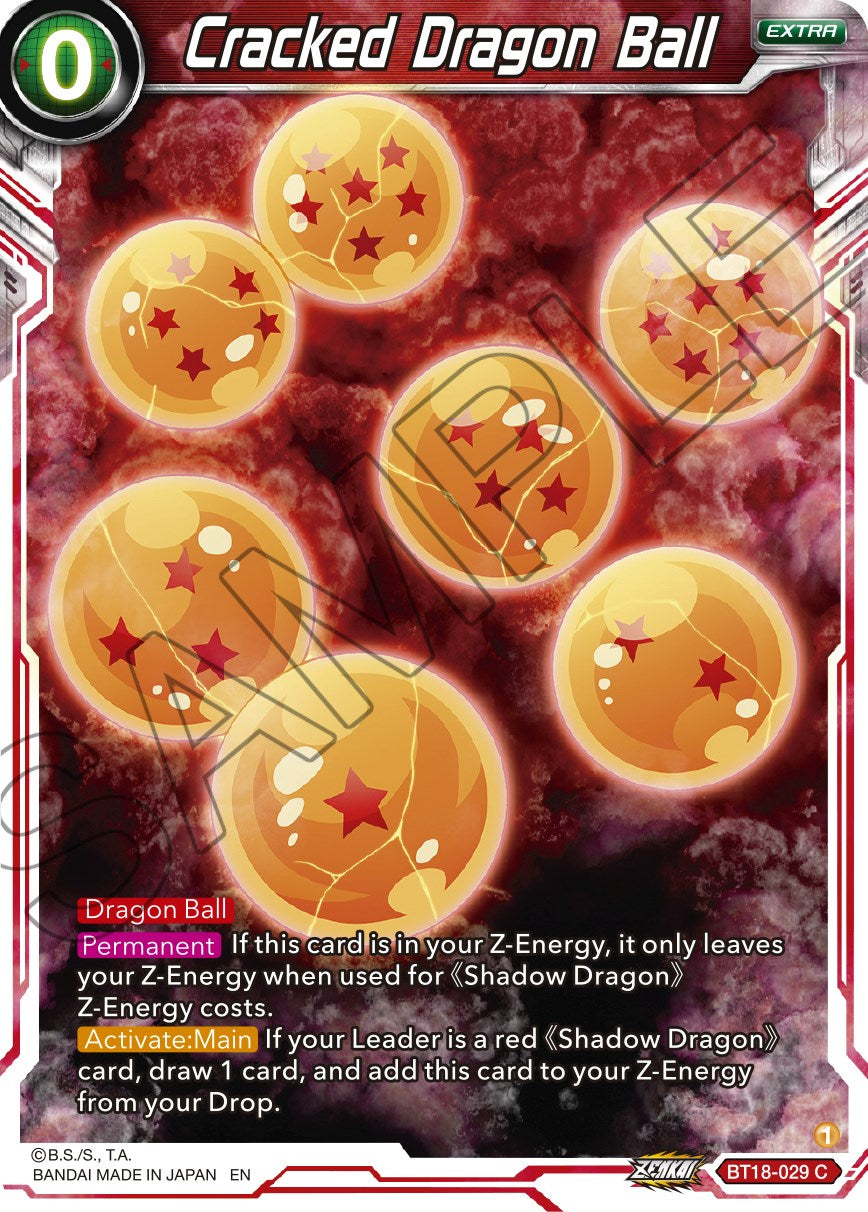 Cracked Dragon Ball (BT18-029) [Dawn of the Z-Legends] | Devastation Store