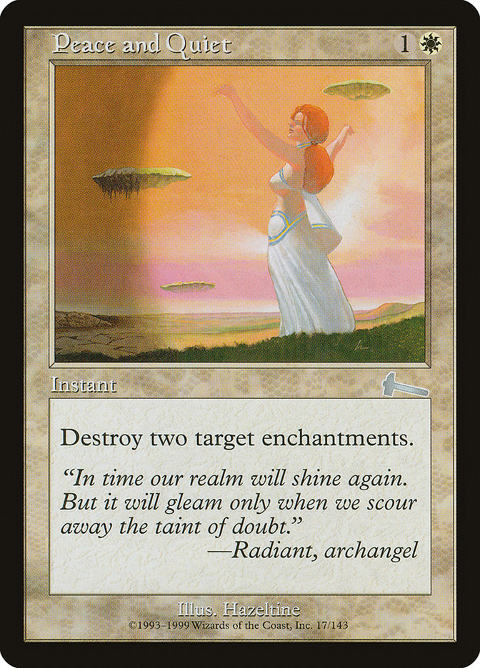 Peace and Quiet [Urza's Legacy] - Devastation Store | Devastation Store