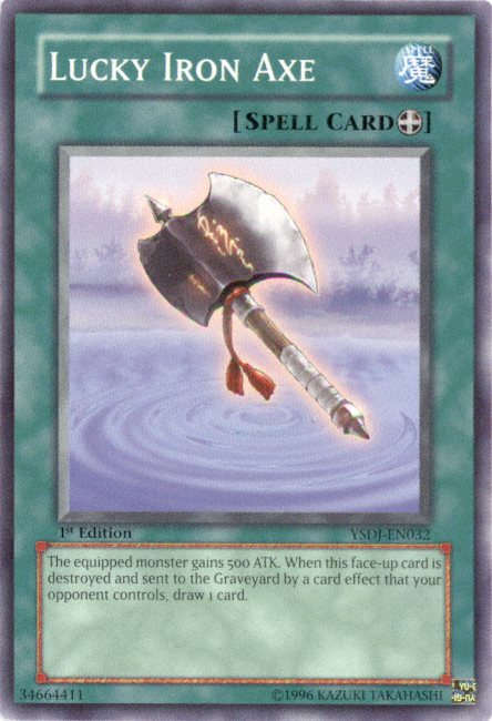 Lucky Iron Axe [YSDJ-EN032] Common | Devastation Store