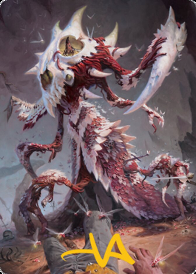 Grist, the Hunger Tide Art Card (56) (Gold-Stamped Signature) [Modern Horizons 2 Art Series] | Devastation Store