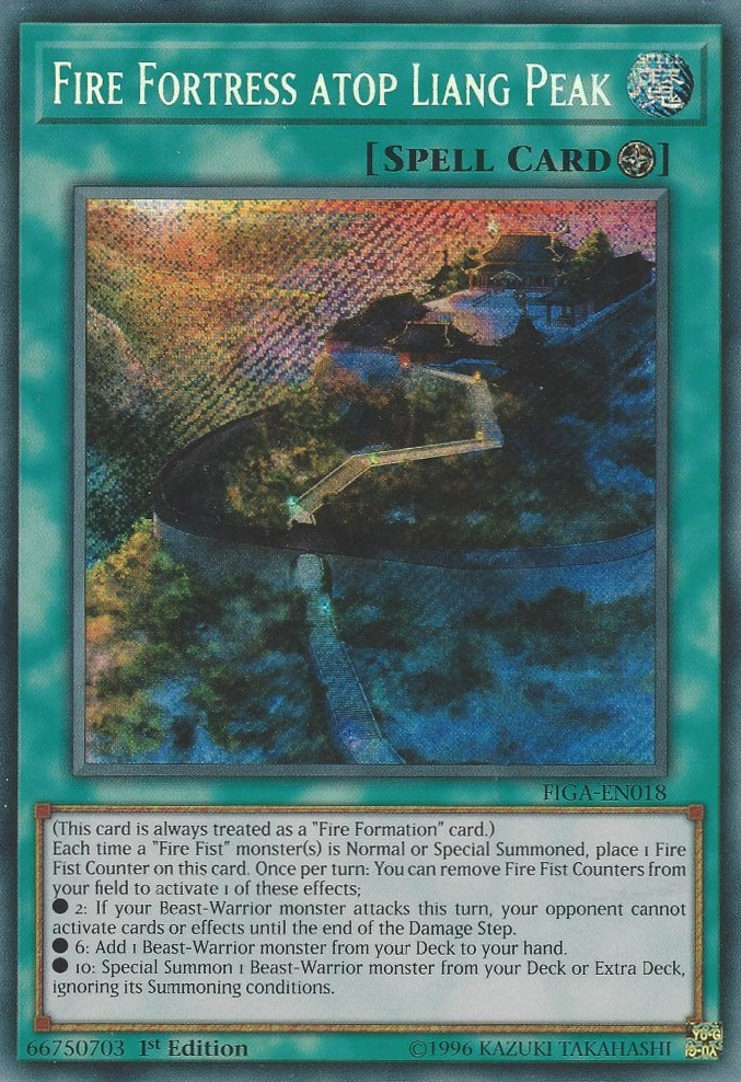 Fire Fortress atop Liang Peak [FIGA-EN018] Secret Rare | Devastation Store