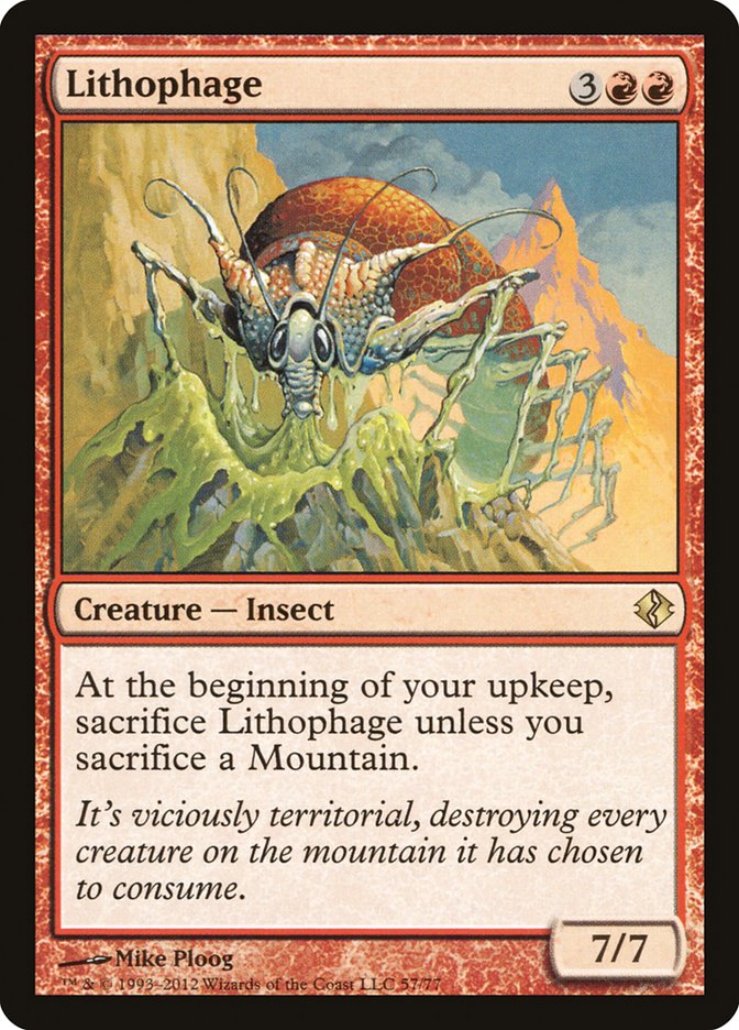 Lithophage [Duel Decks: Venser vs. Koth] | Devastation Store