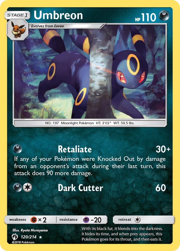 Umbreon (120/214) [Sun & Moon: Lost Thunder] | Devastation Store
