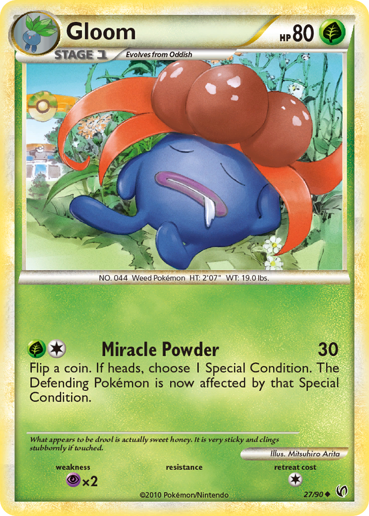 Gloom (27/90) [HeartGold & SoulSilver: Undaunted] | Devastation Store