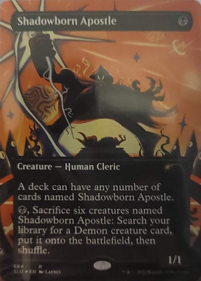 Shadowborn Apostle (Borderless) (684) [Secret Lair Drop Promos] | Devastation Store