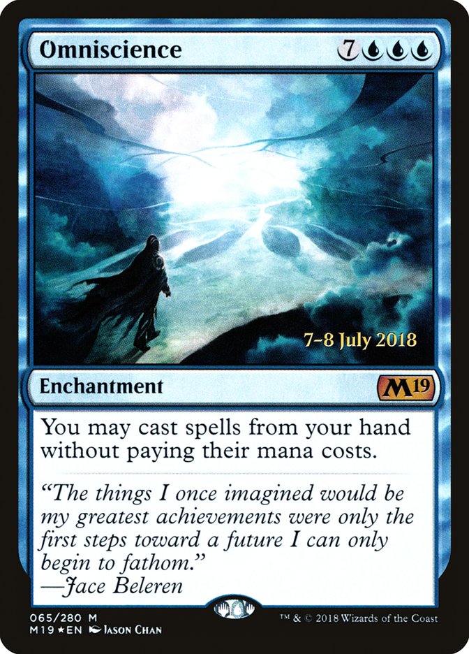 Omniscience  [Core Set 2019 Prerelease Promos] | Devastation Store