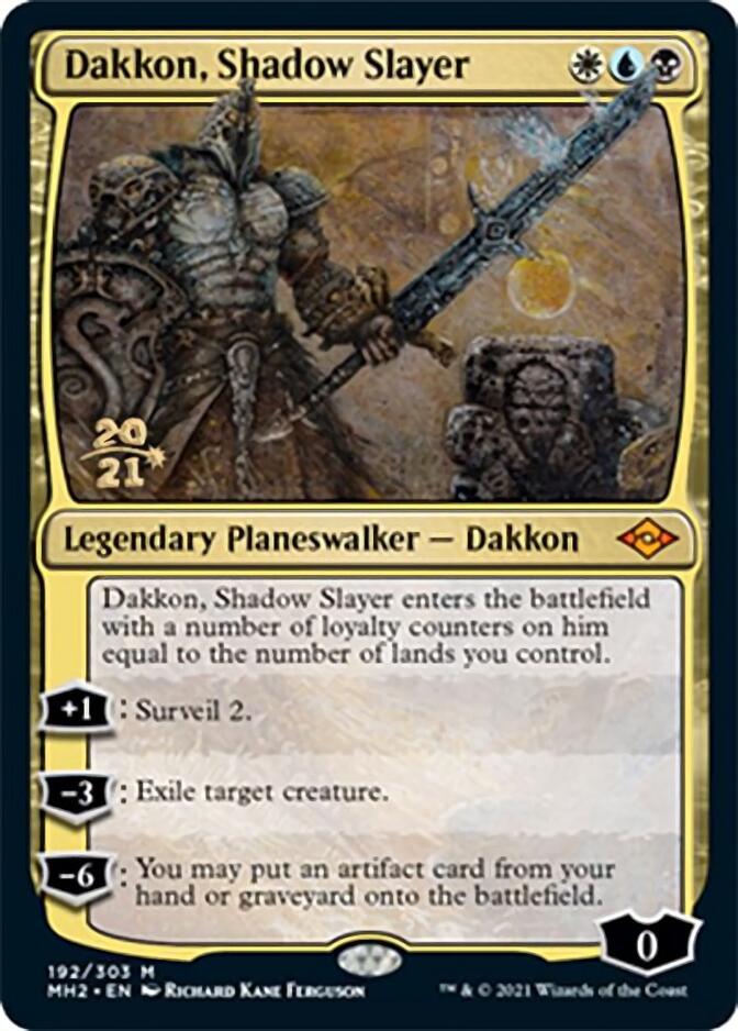 Dakkon, Shadow Slayer [Modern Horizons 2 Prerelease Promos] | Devastation Store