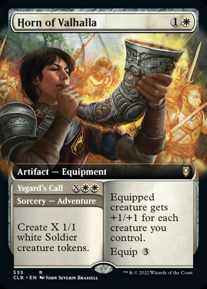 Horn of Valhalla // Ysgard's Call (Extended Art) [Commander Legends: Battle for Baldur's Gate] | Devastation Store