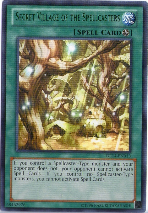 Secret Village of the Spellcasters (Green) [DL14-EN013] Rare | Devastation Store