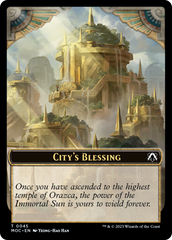 Elephant // City's Blessing Double-Sided Token [March of the Machine Commander Tokens] | Devastation Store