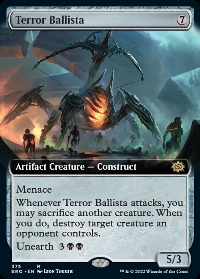 Terror Ballista (Extended Art) [The Brothers' War] | Devastation Store