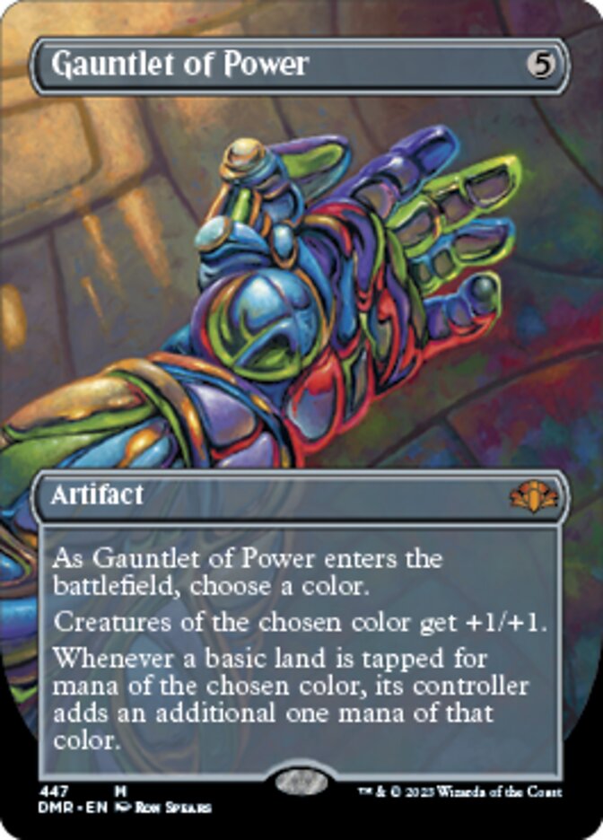 Gauntlet of Power (Borderless Alternate Art) [Dominaria Remastered] | Devastation Store
