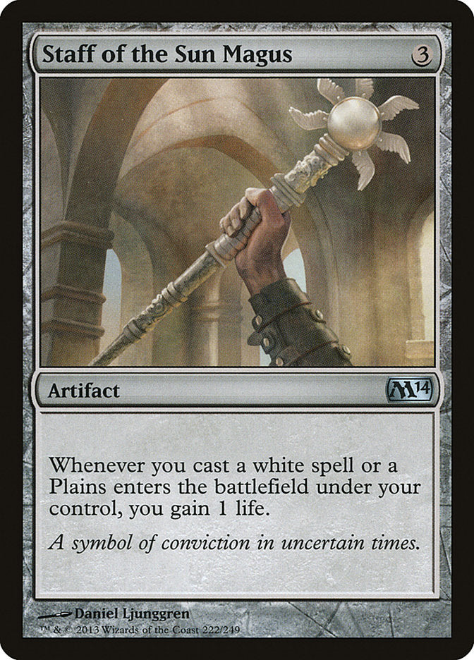 Staff of the Sun Magus [Magic 2014] | Devastation Store