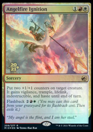 Angelfire Ignition [Innistrad: Midnight Hunt Prerelease Promos] | Devastation Store