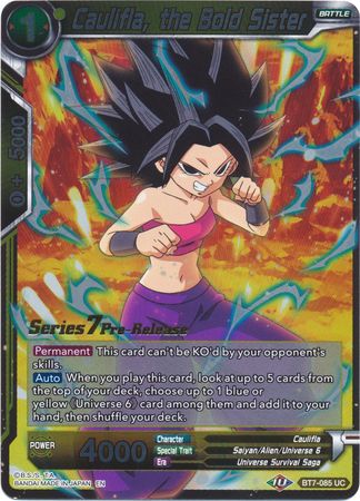 Caulifla, the Bold Sister [BT7-085_PR] | Devastation Store