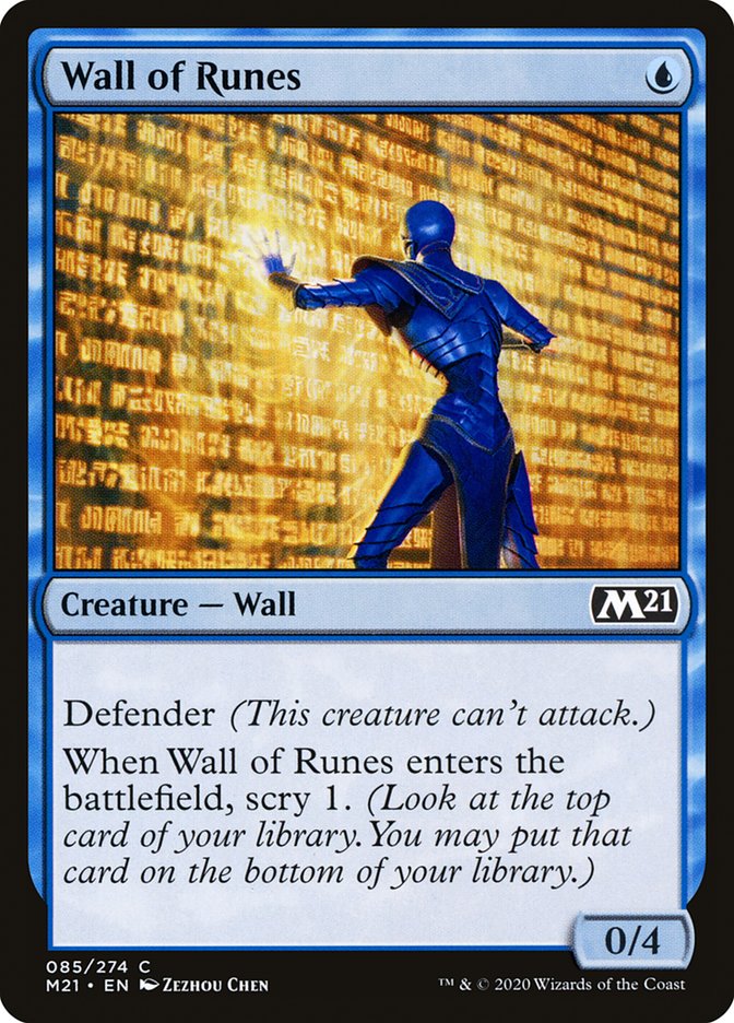 Wall of Runes [Core Set 2021] | Devastation Store