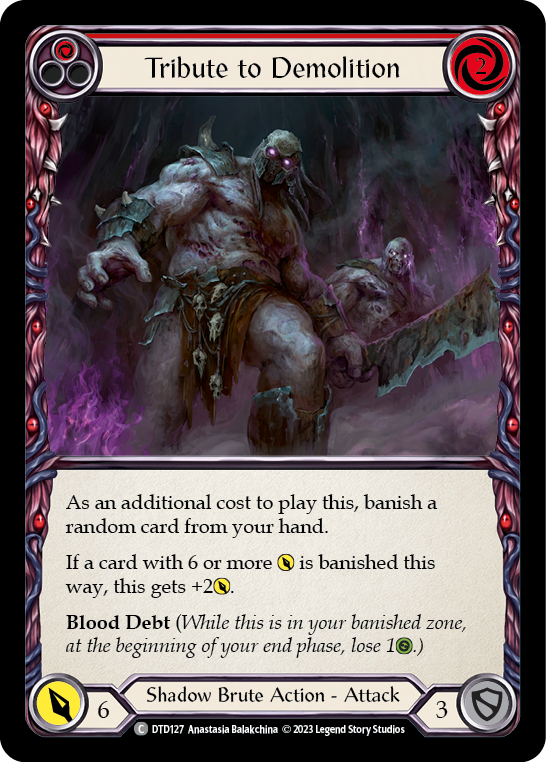 Tribute to Demolition (Red) [DTD127] (Dusk Till Dawn) | Devastation Store