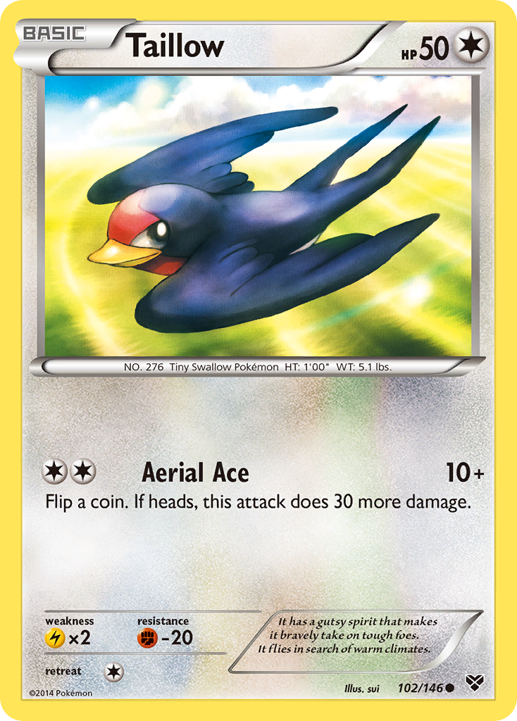 Taillow (102/146) [XY: Base Set] | Devastation Store