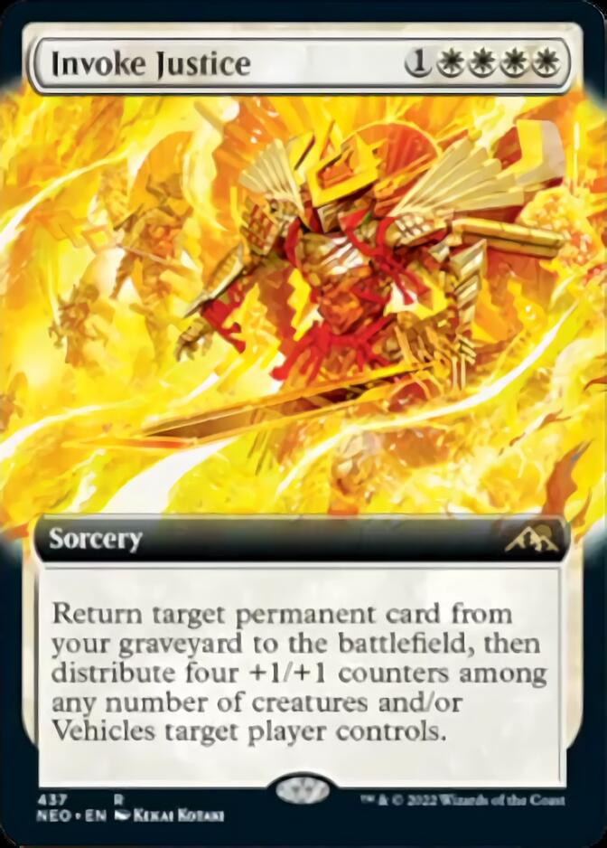 Invoke Justice (Extended) [Kamigawa: Neon Dynasty] | Devastation Store