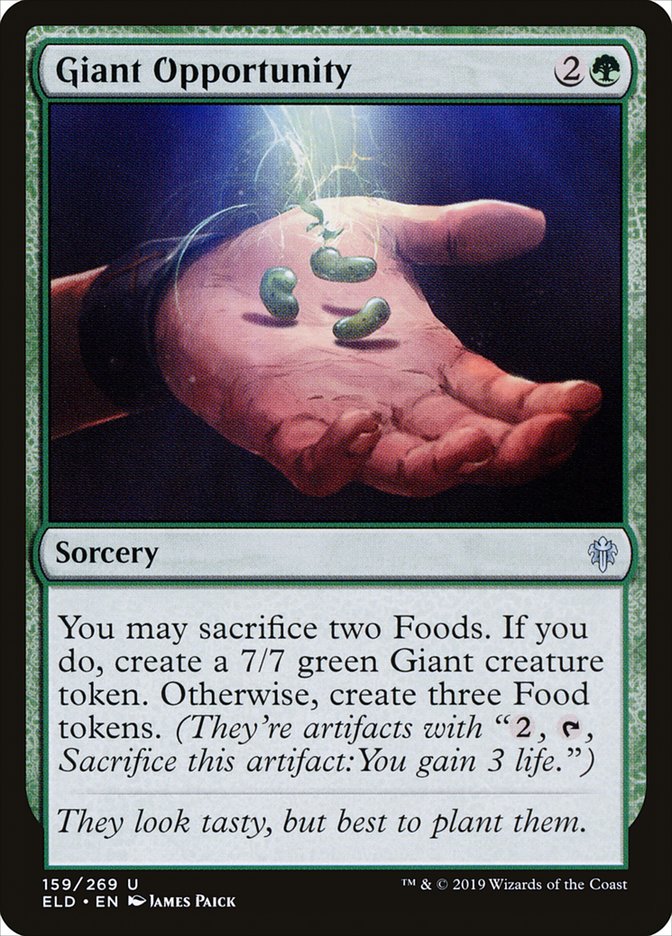 Giant Opportunity [Throne of Eldraine] | Devastation Store
