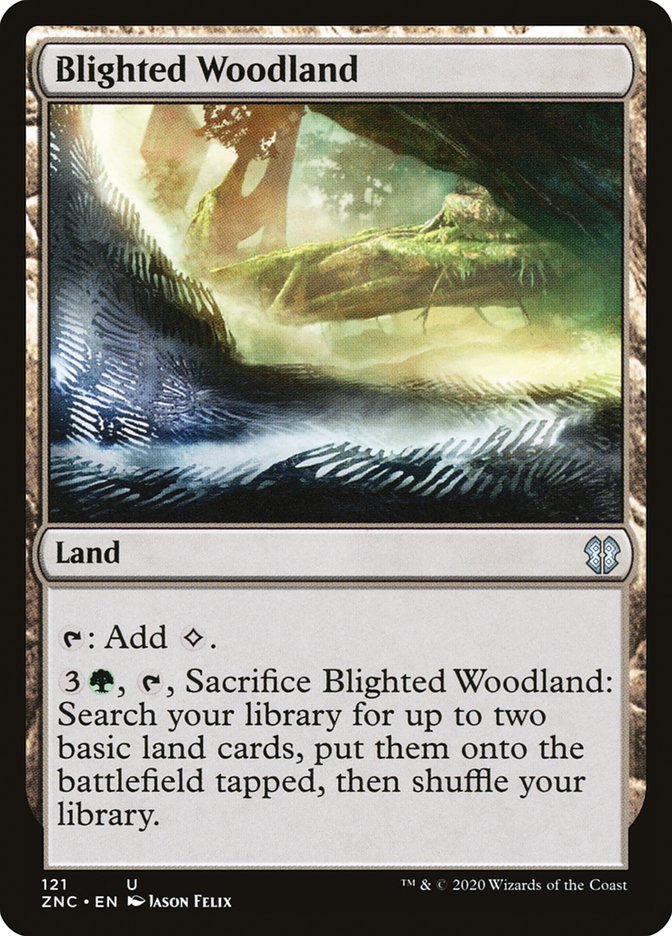 Blighted Woodland [Zendikar Rising Commander] | Devastation Store