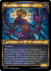 Rona, Herald of Invasion // Rona, Tolarian Obliterator (Showcase Planar Booster Fun) [March of the Machine] | Devastation Store
