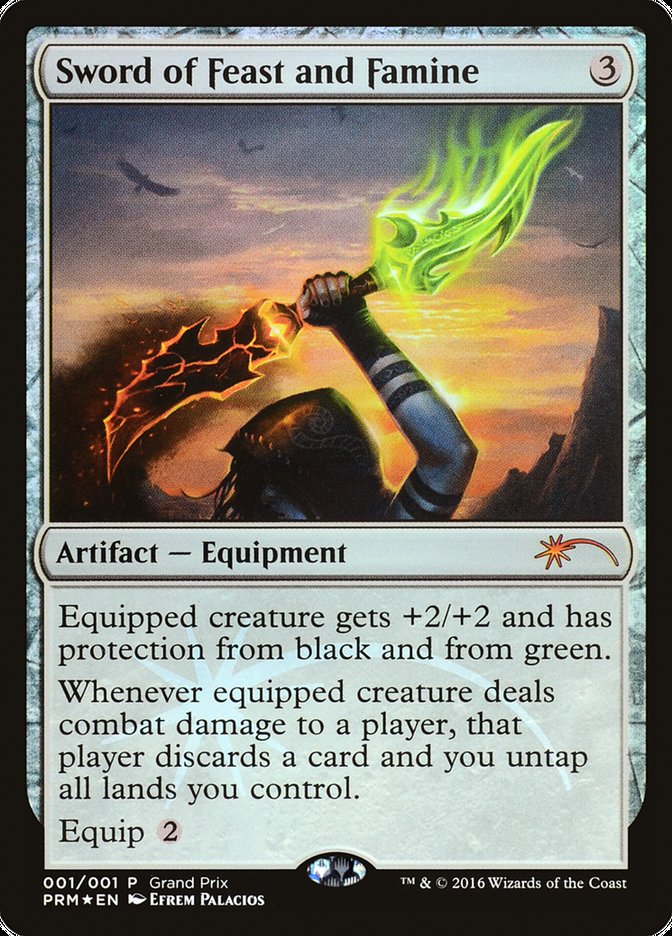 Sword of Feast and Famine (Grand Prix) [Grand Prix Promos] | Devastation Store