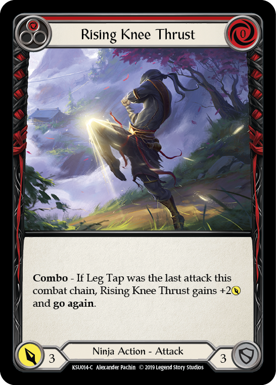 Rising Knee Thrust (Red) [KSU014-C] Normal - Devastation Store | Devastation Store